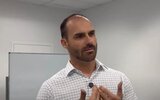 “Trabalho para que eles não encontrem diálogo”, diz Eduardo Bolsonaro sobre missão do Senado aos EUA