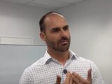 “Trabalho para que eles não encontrem diálogo”, diz Eduardo Bolsonaro sobre missão do Senado aos EUA