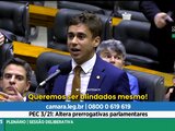 Nikolas Ferreira: “PEC da Blindagem, né? Sim! Queremos ser blindados mesmo!”